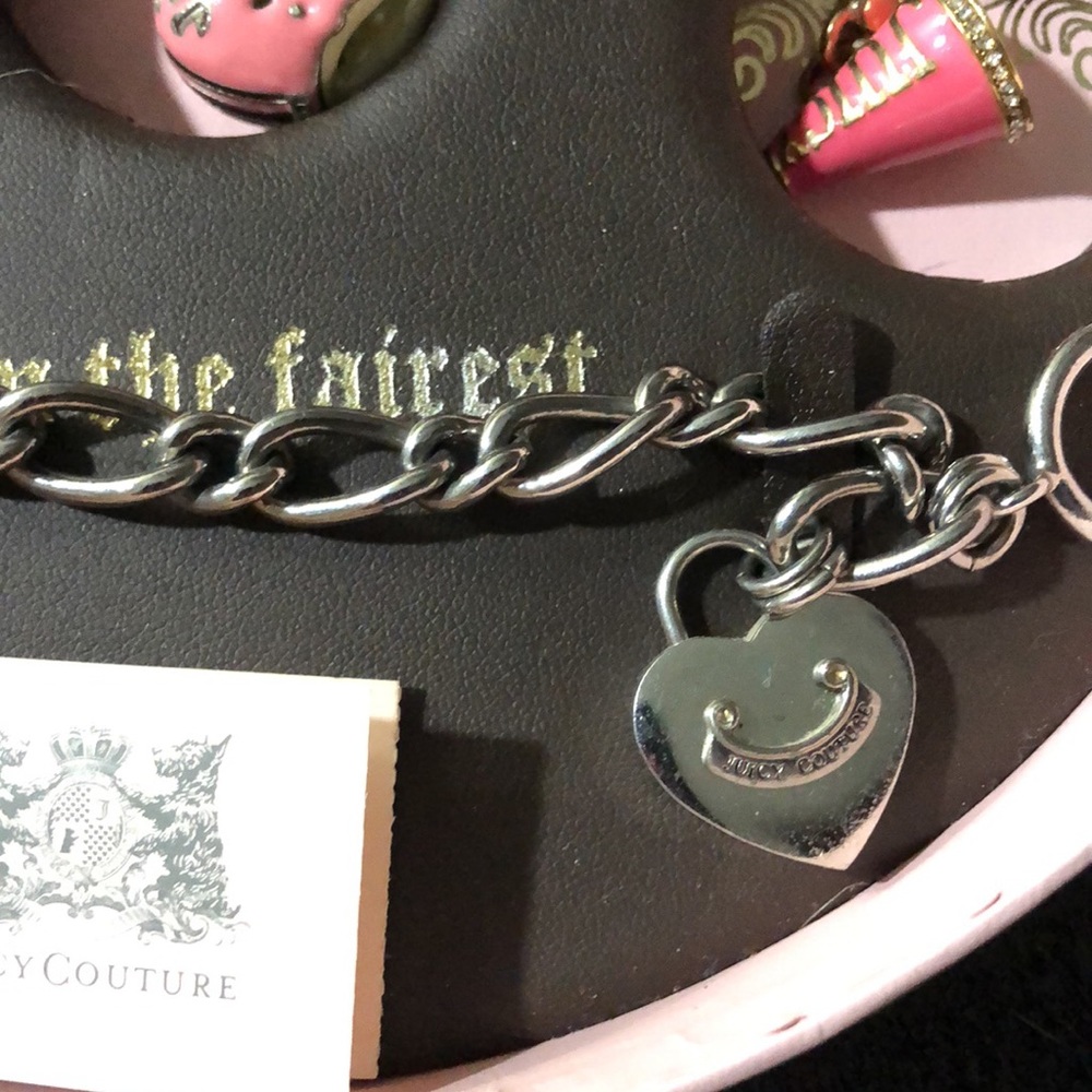 SUPER RARE, superb condition Juicy Couture bracelet set. - Picture 5 of 5